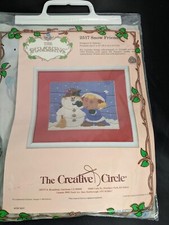 Vintage The Bumpkins "Snow Friends" Creative Circle Kit No. 2517