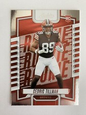 2023 Panini Absolute Football #127 Cedric Tillman - Silver Foil Rookie Card RC. rookie card picture