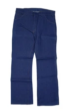 Vintage NOS Key Nu-Weave 14 oz Cotton Exact Fit Dark Washed Denim Jeans 38 x 34