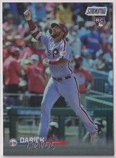 Darick Hall 2023 Topps Stadium Club Black Foil Rookie Card #296 SP /25