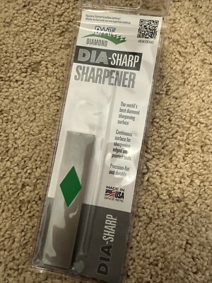 DMT D4 Dia-Sharp Diamond Knife Sharpener w/Extra Fine Grit 4'' X  '' Pocket Stone