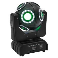 LED 8-Head Rotating Moving Head Lamp Moving Light Stage Effects RGBW DMX512