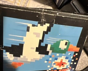Nintendo NES 1985 Duck Hunt Matte Sticker Seal 1st Run Test Market CIB RARE!