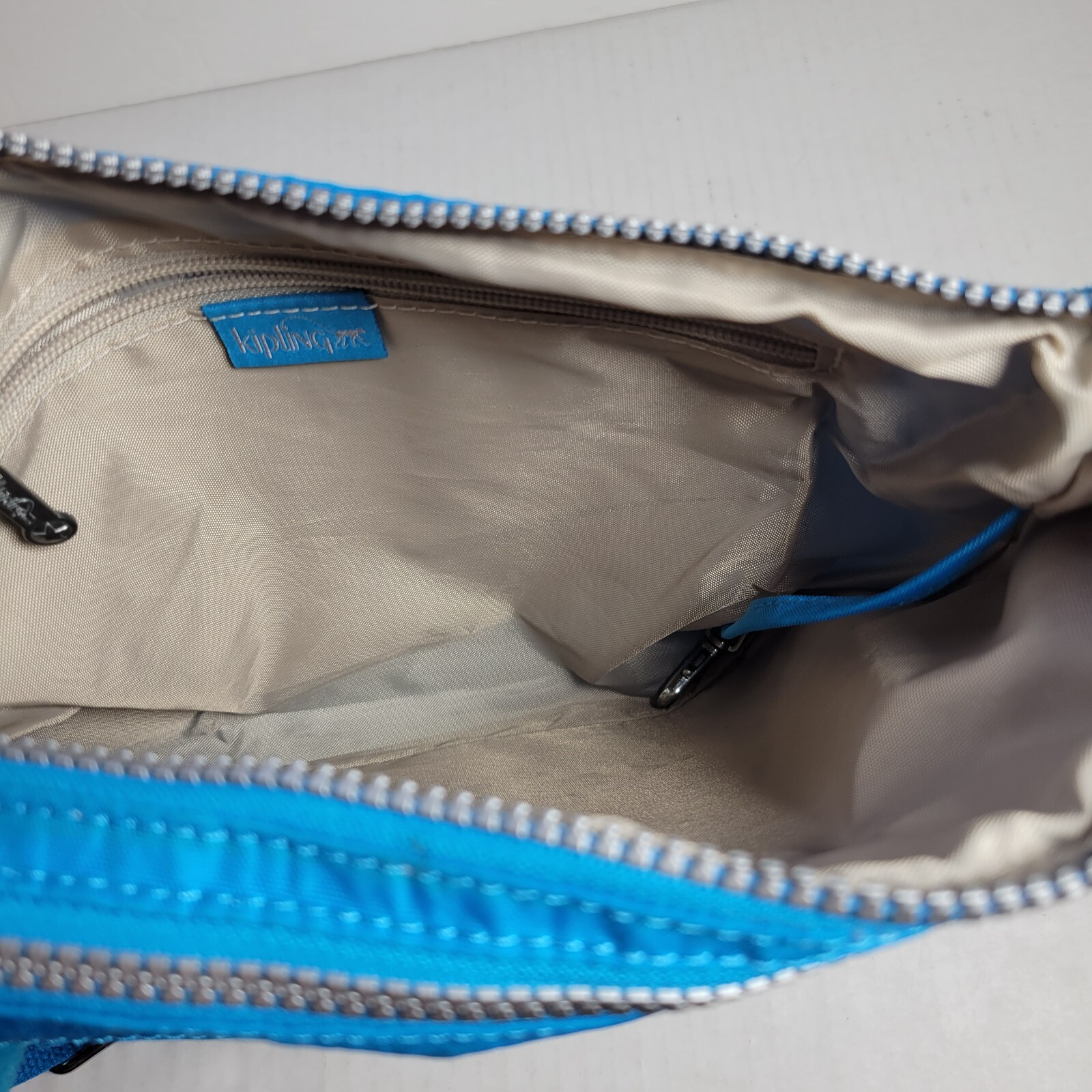 Kipling Alvar Solid Crossbody Shoulder Bag Blue T… - image 9