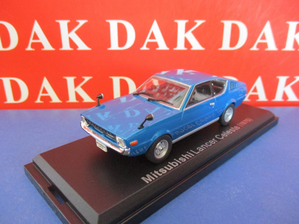 Die cast 1/43 Modellino Auto Mitsubishi Lancer Celeste 1975 - Immagine 2 di 4