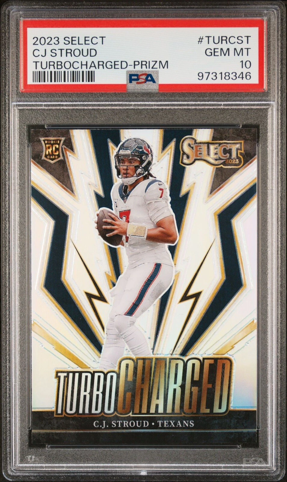 CJ Stroud Panini Select Turbocharged #TURCST Prizm