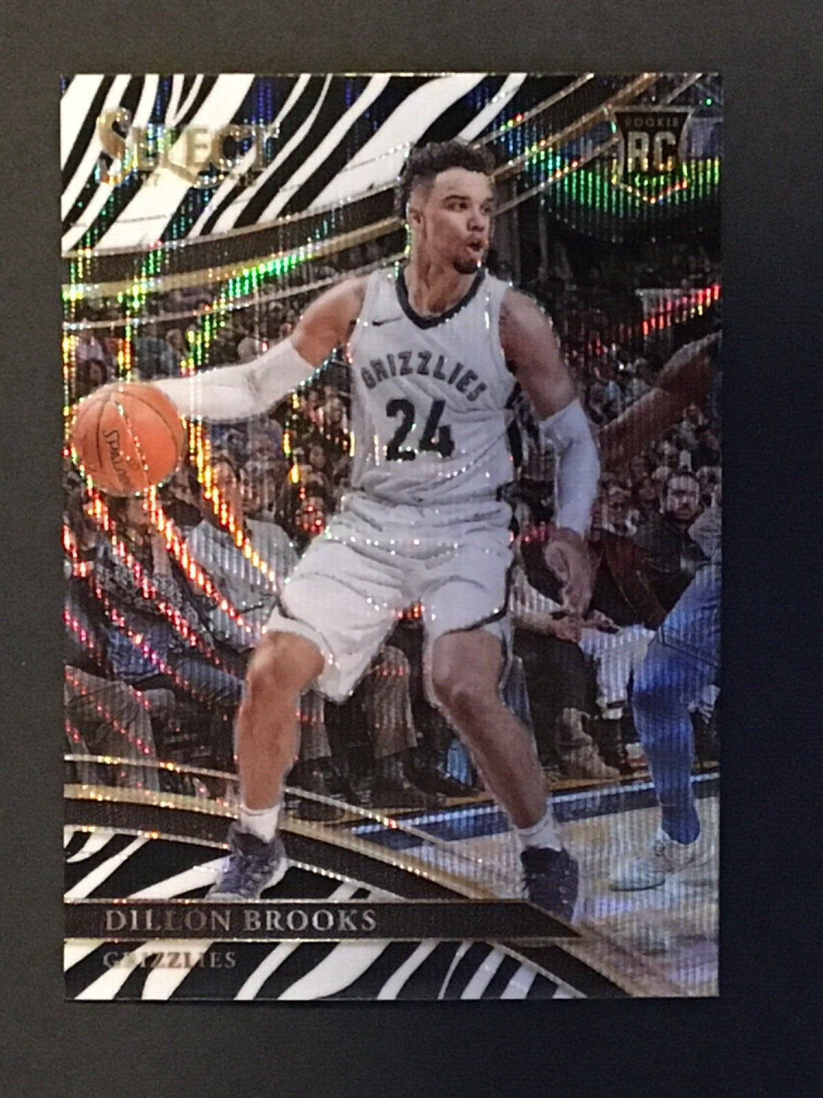 2017-18 Select Dillon Brooks RC #290 Courtside Prizm Zebra Skin  SSP