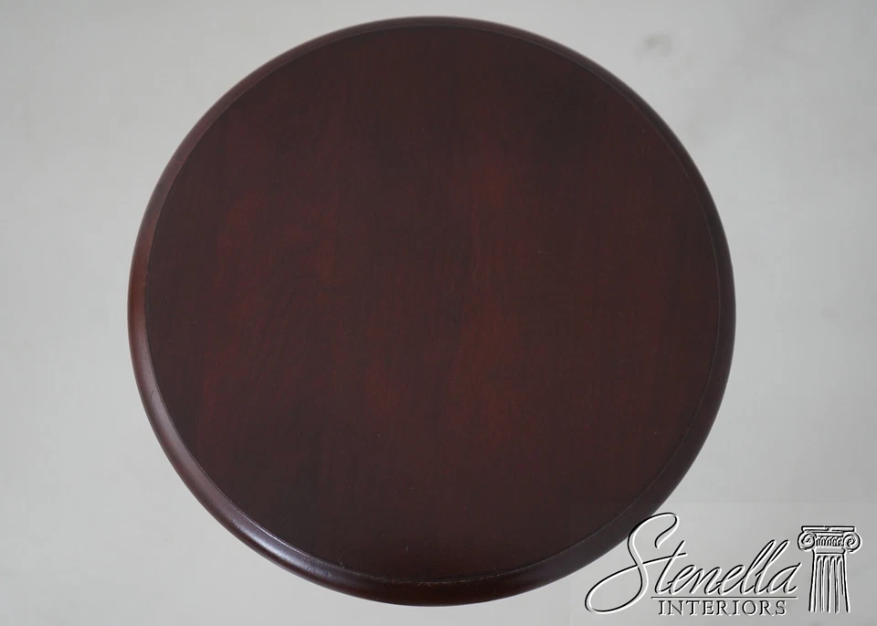 68836: ETHAN ALLEN Trípode Cereza Soporte Pedestal Alto Foto 3 de 4