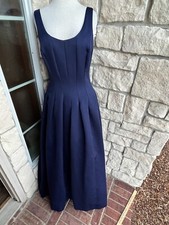 REGAL, LONG WEDDING PARTY DRESS ,navy blue FRANCAIS BY HUEY WALTZER 6/8