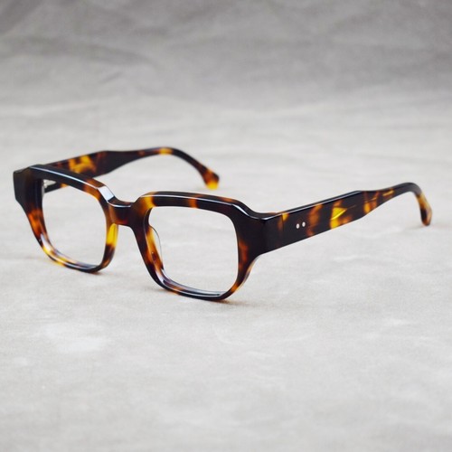 Acetat Eckig Lesebrille Dickes Gestell Herren Damen Retro Mode Brille - Bild 1 von 36