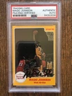 MAGIC JOHNSON Signed 1985 Star Crunch 'N' Munch All-Stars #10 LAKERS PSA/DNA