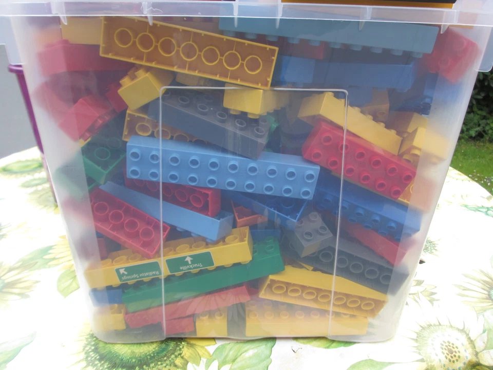 10 Lego Duplo große XL Steine 2x6 2x8 2x10 zufällig sortiert - Bild 4 von 4