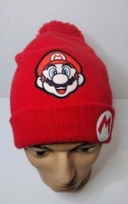 Nintendo Super Mario Red Beanie Youth