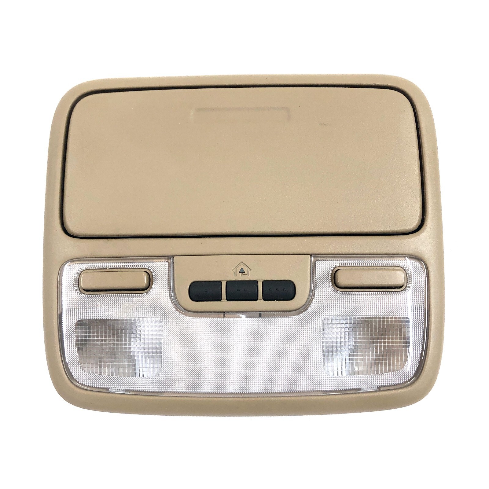 1999-2003 Honda or Acura Overhead Console Dome Map Lights Homelink TAN OEM 3-Pin