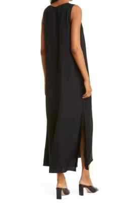 Nordstrom Signature Black Silk Sleeveless Maxi Dress, Sz 0, NWOT | eBay