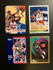 Really Cool 1990s ROLANDO BLACKMAN Fleer & more Basketball Card (4) Made in USA