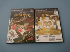 WORLD SERIES OF POKER & HARD ROCK CASINO (CIB with Manuals) PlayStation 2 (PS2)