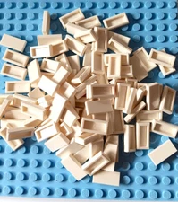 Lego Tiles 1x2 White Flat Tile building parts NEW X10 Free Shipping