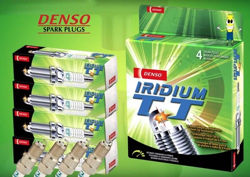Denso (4713) IT16TT Iridium TT Spark Plug - Set of 4