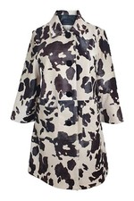 Kate Spade Madison Avenue Tilda 100% Calf Leather Coat (us 2 | Uk 6)