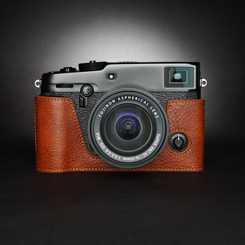 Handmade Genuine Leather Half Camera Case Cover For Fujifilm X-PRO3 xpro3