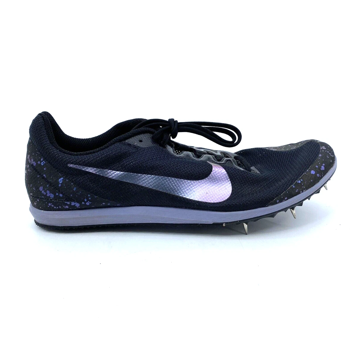Nike shoes Zoom‎ Rival D Men’s 10 womens 11.5 Black Stellar racing shoes cleats Nike Zoom Rival D 10 Platinum Black for Sale | Authenticity  main image 4