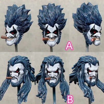 1/12 Painted Lobo The Wolf Head Carved Fit Mcfarlane Action Figure