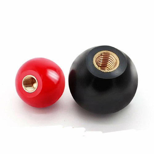 Bakelite Ball Knob Ball Handle with Threaded Brass Insert M5 M6 M8 M10 M12 M16 - Picture 8 of 8