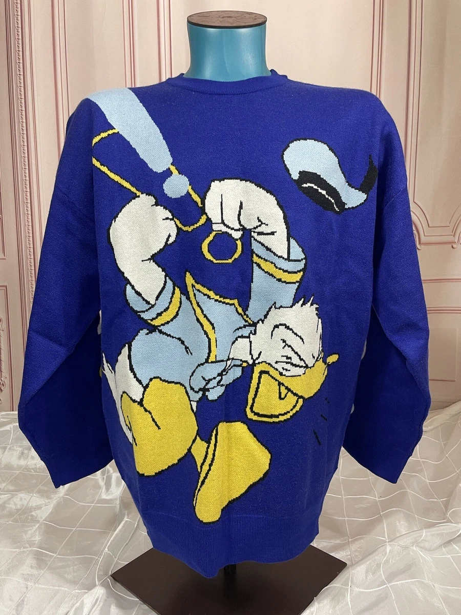 Disney Parks Donald Duck Sweater Knit Adult Size 2X NEW Unisex Mens Womans  | eBay