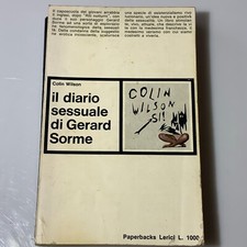 Il diario sessuale di Gerard Sorme. Colin Wilson. Lerici