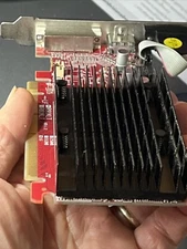 PCI computer graphics card 1 GB w/DVI & HDMI - used, very good