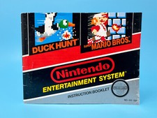 Super Mario Bros. / Duck Hunt Nintendo NES  INSTRUCTION MANUAL ONLY 