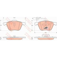TRW BremsbeläGe GDB1460 BremsklöTze FüR Ford Galaxy WGR