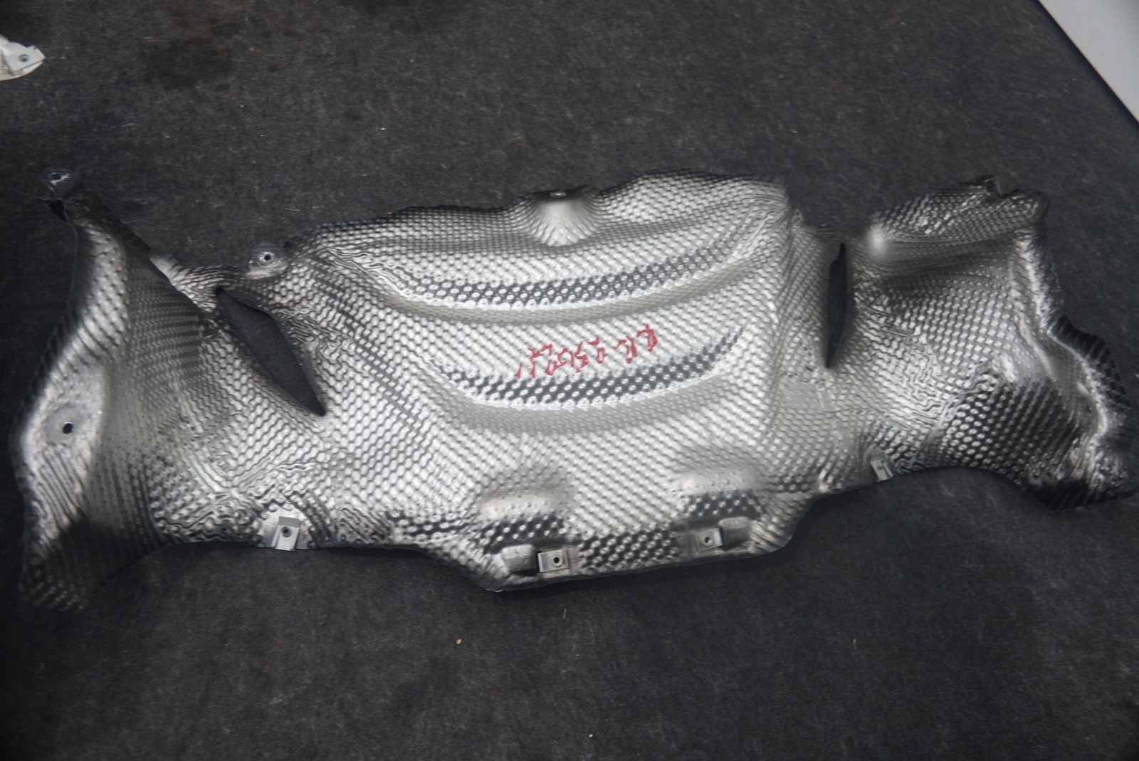 Rear Exhaust Heat Shield Panel Set 14EA011CP OEM McLaren 720S Spider 2020