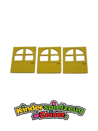 Lego 3 x Door Leaf Front Door Yellow Door 1x6x6 Freestyle 600