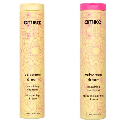 Amika Velveteen Dream Smoothing Shampoo & Conditioner 275ml