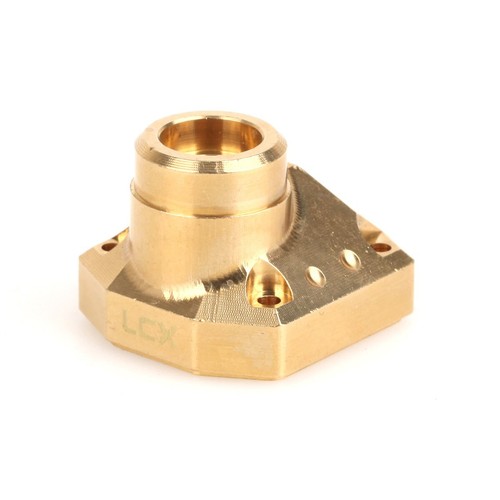 LCX Brass Front Rear Axle Differential Cover Upgrades for Axial UTB10 Capra - Picture 4 of 6