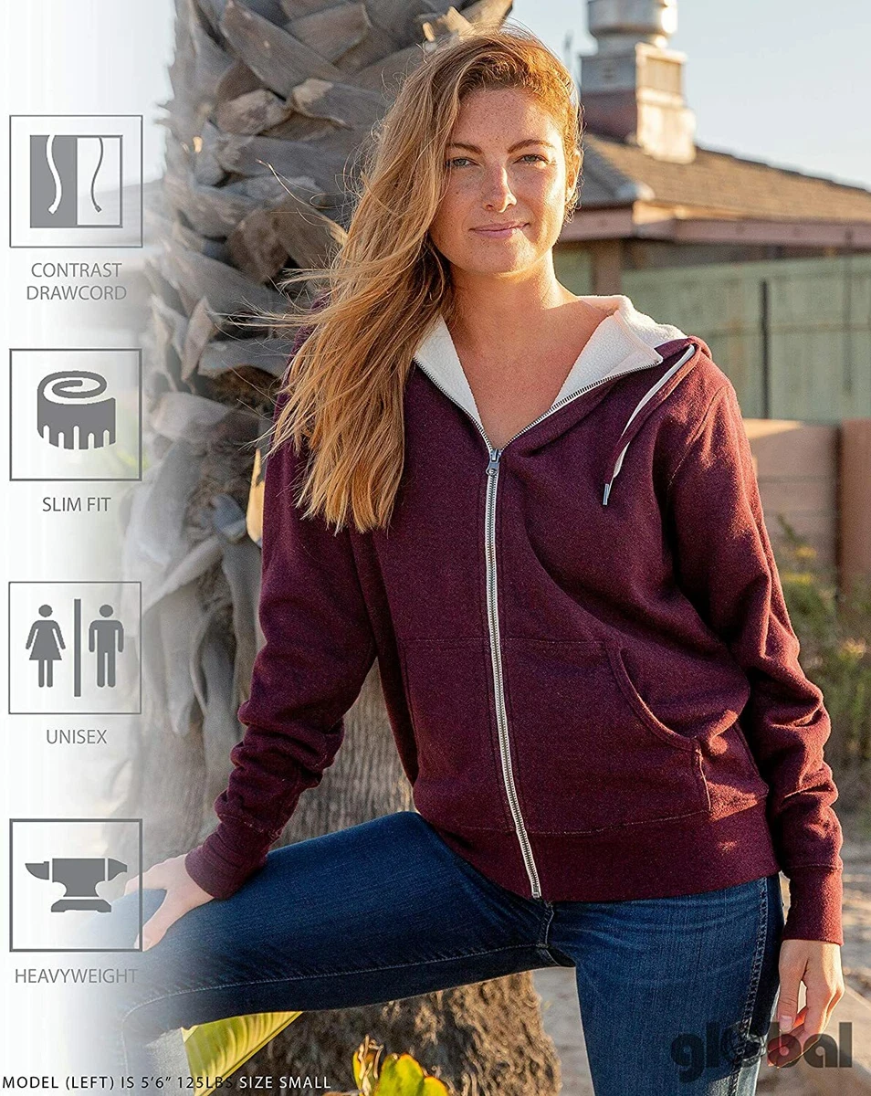 Heavyweight sherpa lined hoodie sale