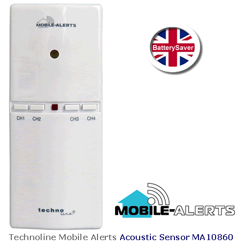 Technoline Mobile Alerts Acoustic Alarm Sesnor MA10860