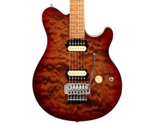 Ernie Ball Music Man Axis Electric Guitar - Roasted Amber Quilt - Used