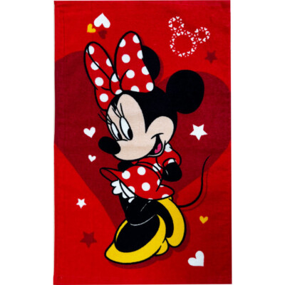 Minnie Maus Handtuch Geschirrtuch Hearts  50x30 cm - 100 % Baumwolle