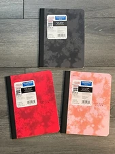 3 PACK PACK five star composition notebook college ruled 100 sheets MEAD New