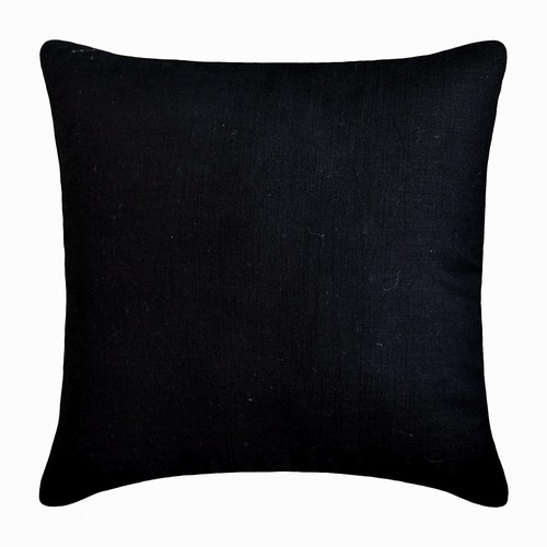 Black & White Throw Pillow Cover Cotton Pillowcase Houndstooth - Checkmate Hound - Picture 8 of 10