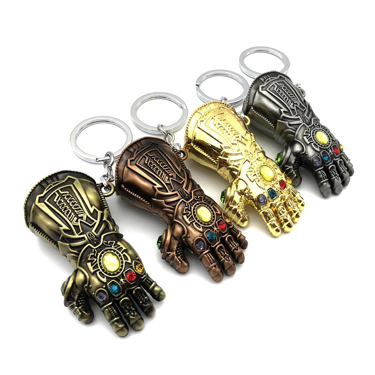 Thanos Infinity Gauntlet Gloves Keychain Keyring Avenge Infinity War Key chain