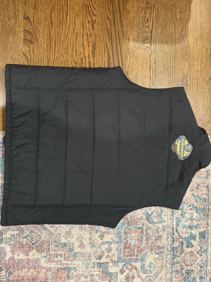 Chaqueta Z Dr Pepper Grande 12 Campeonato Universitario Mediana Antigua Fútbol Rara Foto 2 de 4