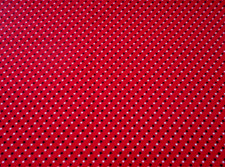 Patriotic Fabric By Half-Yard White Navy Blue Diagonal Stars on Red Cotton C