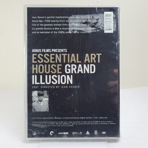 Grand Illusion (DVD, 2008) Criterion Collection Janus Films Essential Art House - Picture 2 of 2