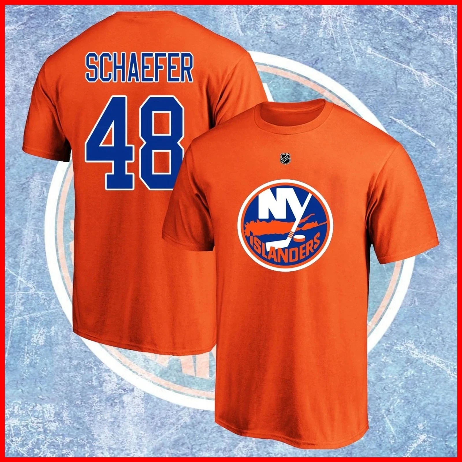 Matthew Schaefer #48 New York Islanders 2025 Player Name & Number