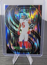 2024 Panini Select Kayvon Thibodeaux Premier Level Black & Blue Shock Prizm #175