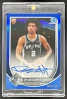 2025-26 Bowman Chrome Autograph Blue Refractor #BCA-DH Dylan Harper RC Auto /150